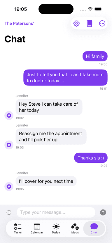 Family chat