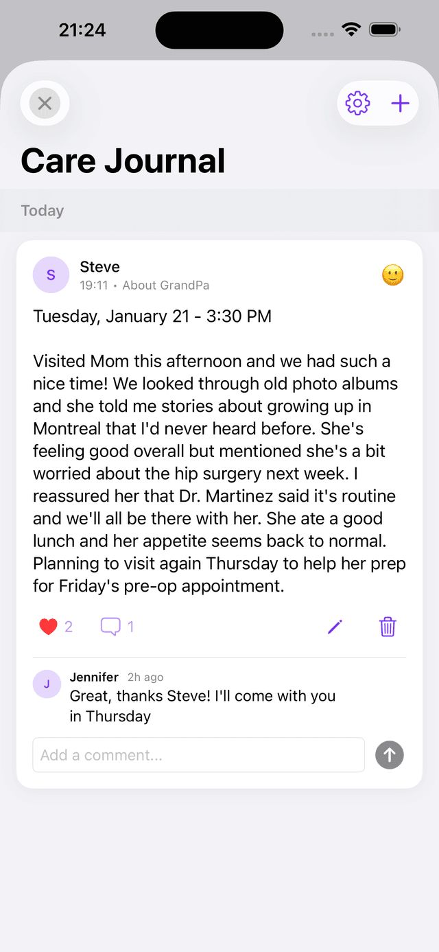 Care Journal